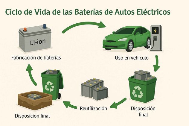 Qué pasa con las baterías cuando dejan de servir para los autos eléctricos