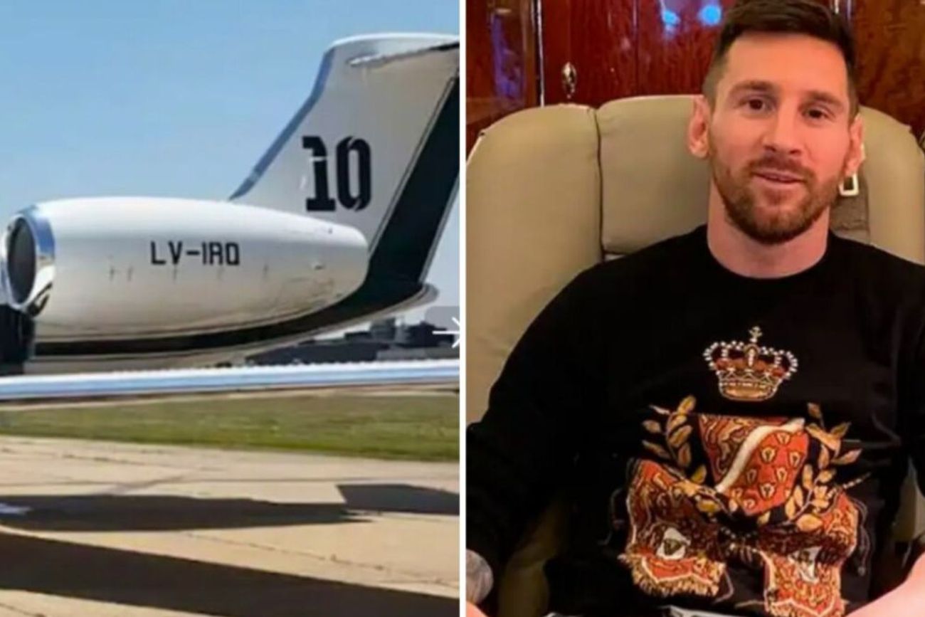 El Gulfstream V de Lionel Messi combina lujo, tecnología y detalles familiares pensados especialmente para el confort de Antonela Roccuzzo y sus hi