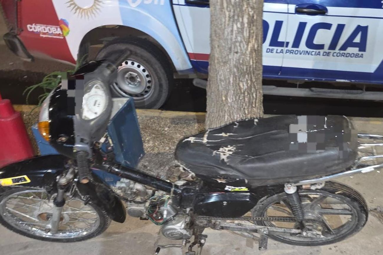 La moto hallada. (Policía)