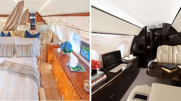 El Gulfstream V de Lionel Messi combina lujo, tecnología y detalles familiares pensados especialmente para el confort de Antonela Roccuzzo y sus hi