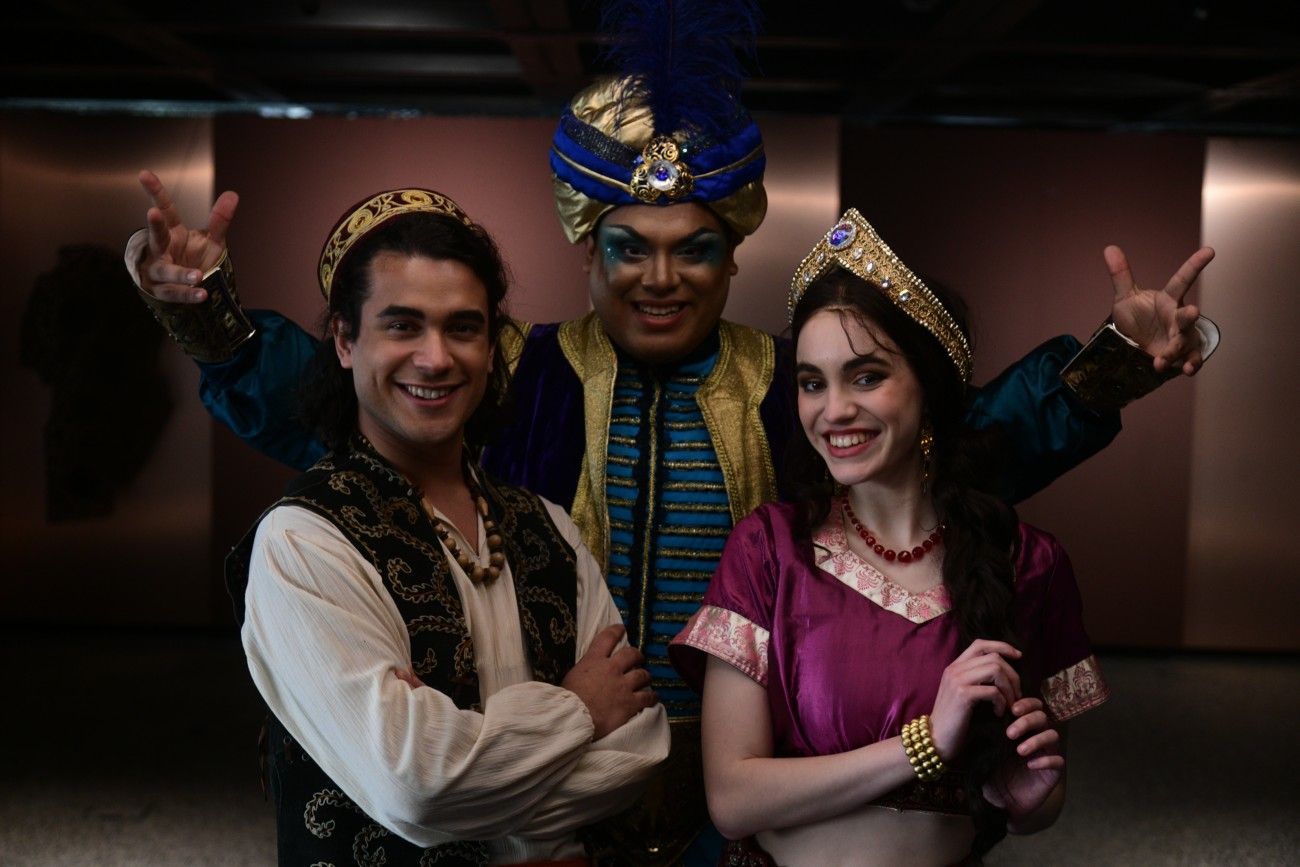 Actores de la obra Aladín que en julio estará en Quality Espacio.
