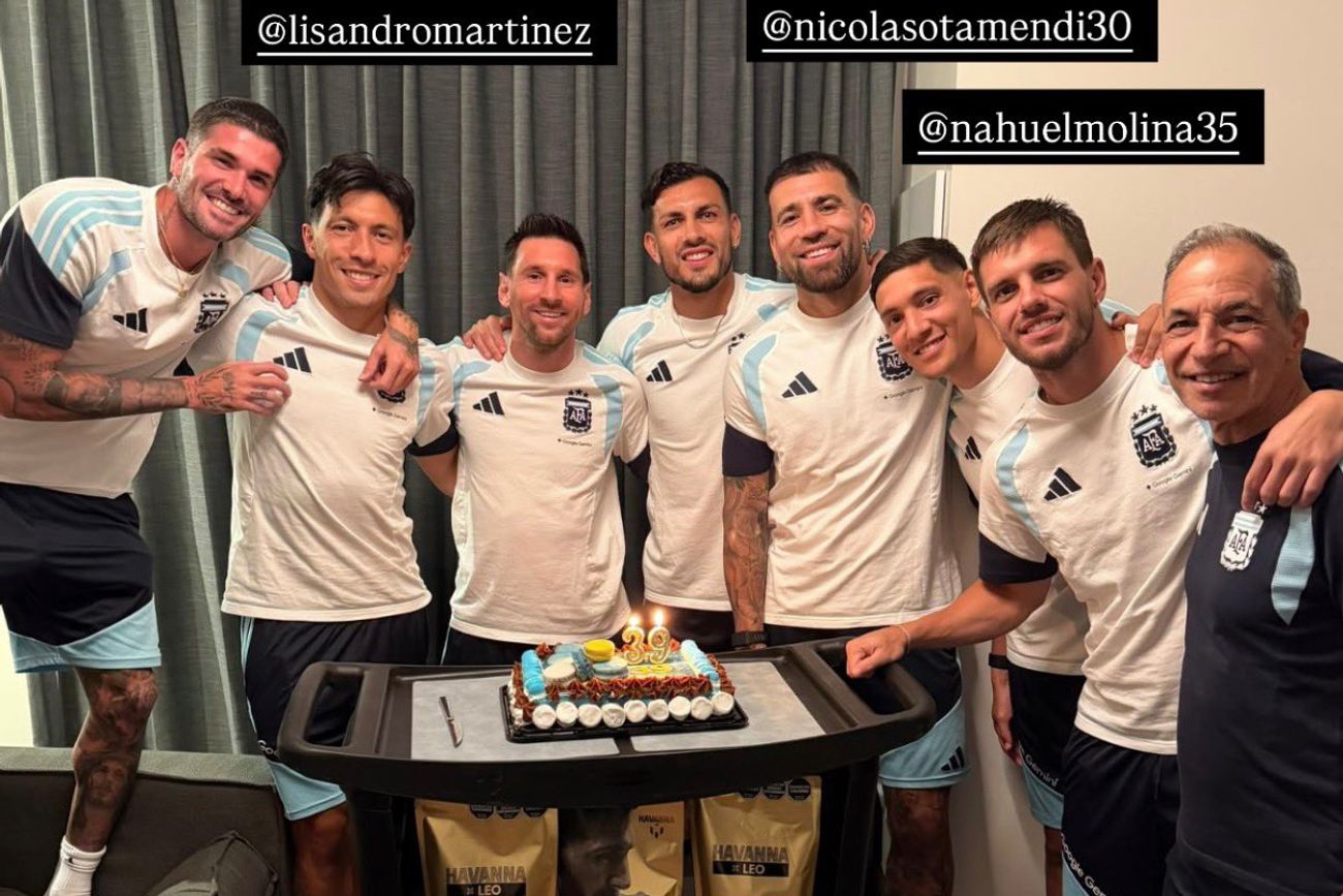 Posteo de Messi en su cumpleaños.
