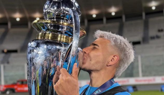 Julián Mavilla, campeón con Belgrano.