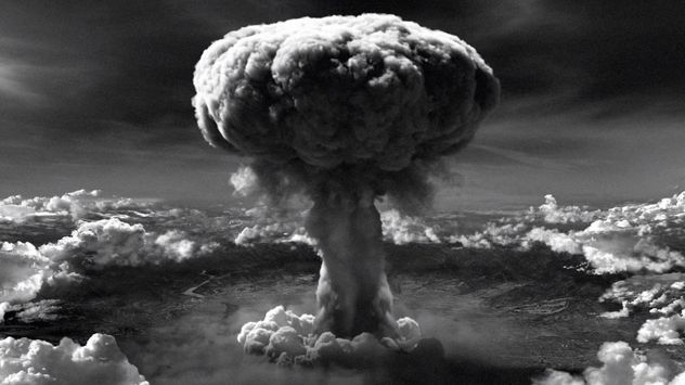 Bomba atómica lanzada por Estados Unidos.