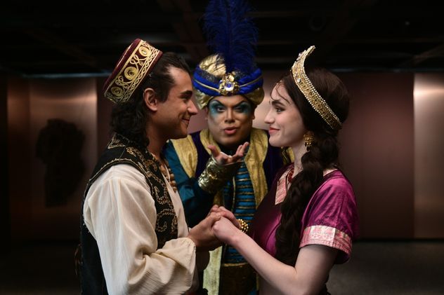 Actores de la obra Aladín que en julio estará en Quality Espacio.