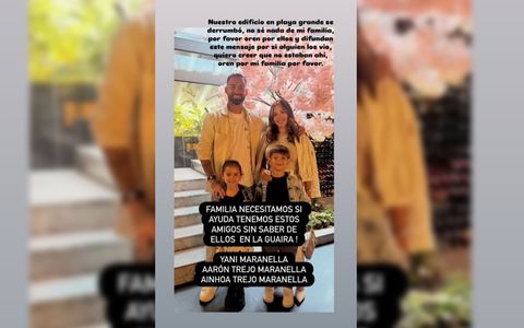 Buscan a la familia de un futbolista argentino tras los devastadores terremotos en Venezuela.
