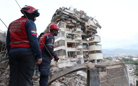 Trágicos terremotos en Venezuela.