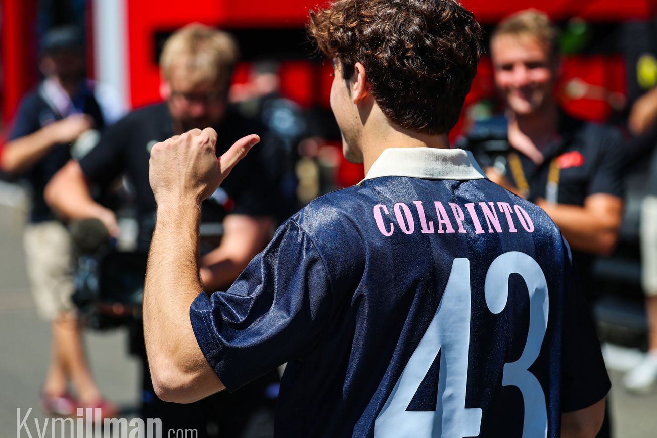 Franco Colapinto llegó al Red Bull Ring.