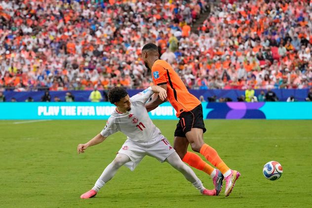 Túnez cayó ante Países Bajos, por la tercera fecha de la fase de grupos del Mundial. 