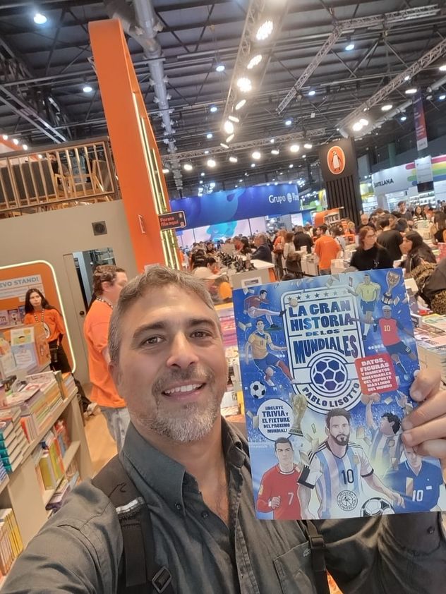 Pablo Lisotto, autor de "La gran historia de los mundiales". 