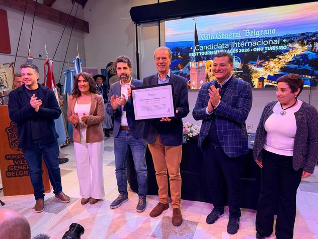 El acto, este jueves, en Villa General Belgrano, con la oficialización de la canduidatura al premio internacional. Hay otros siste destinos argentinos seleccionados.