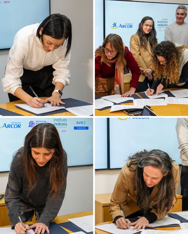 Fundación Arcor, Instituto de Evidencia Educativa, Instituto Natura y Fundación SURA firman un acuerdo para promover que la alfabetización a la edad adecuada se convierta en una prioridad impostergable en la región. 