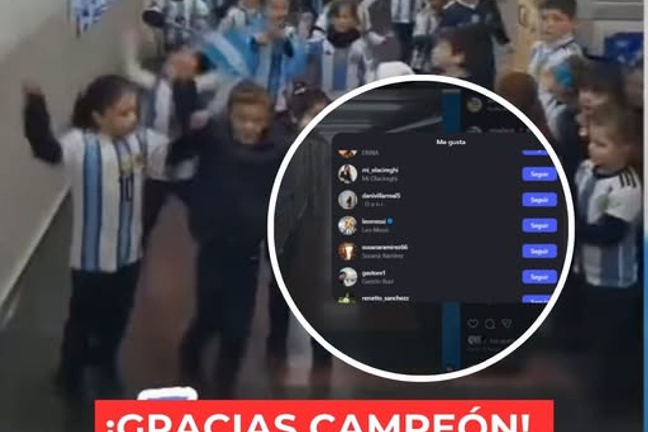 Messi le dio Me Gusta a una publicación de El Obraje.