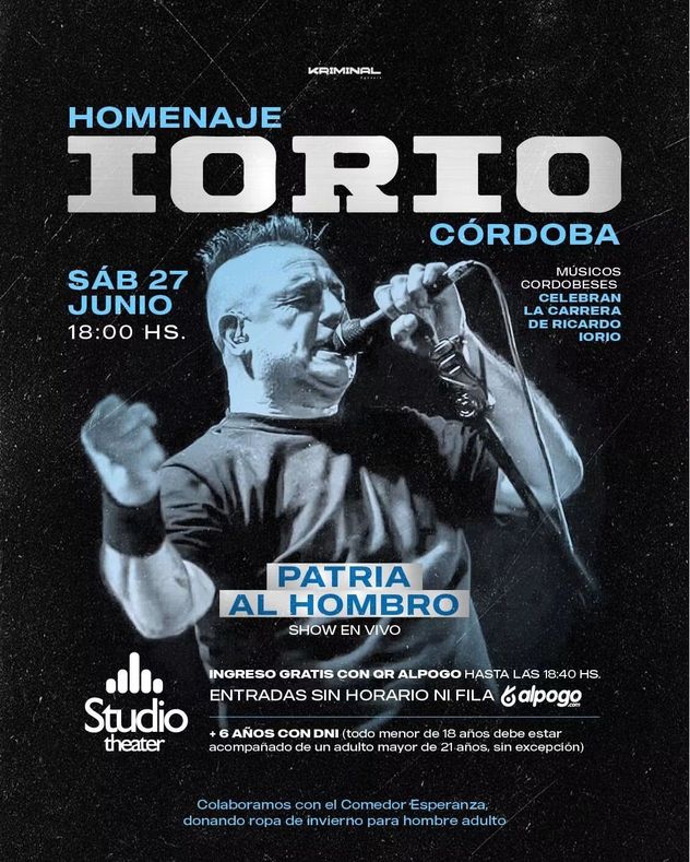 Homenaje a Ricardo Iorio en Córdoba. 