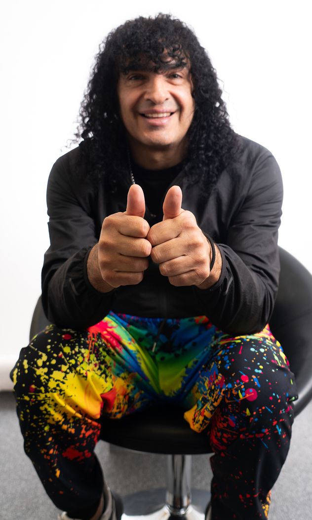 "El Turco" Oliva, cantante de Cachumba.
