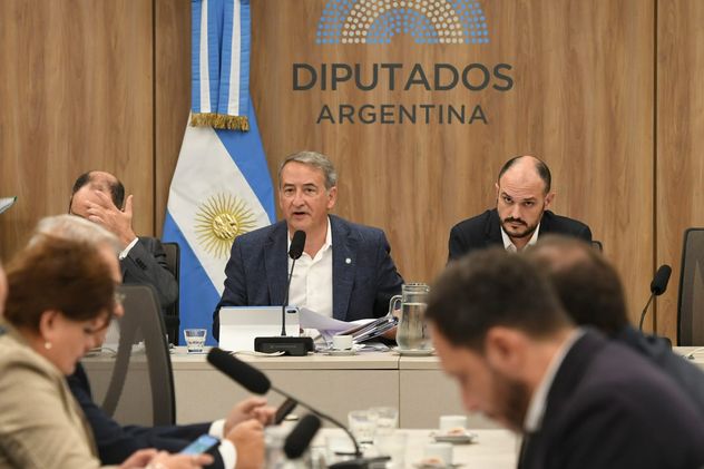 El diputado Nicolás Mayoraz (LLA), presidente de la Comisión de Asuntos Constitucionales