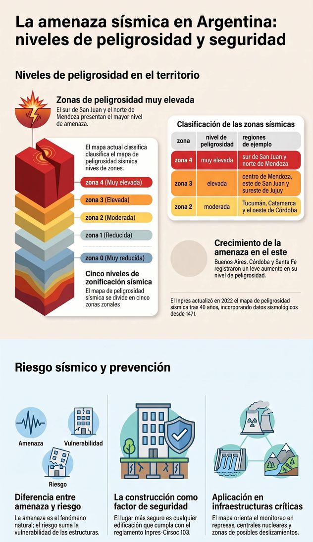 Sismicidad en la República Argentina.