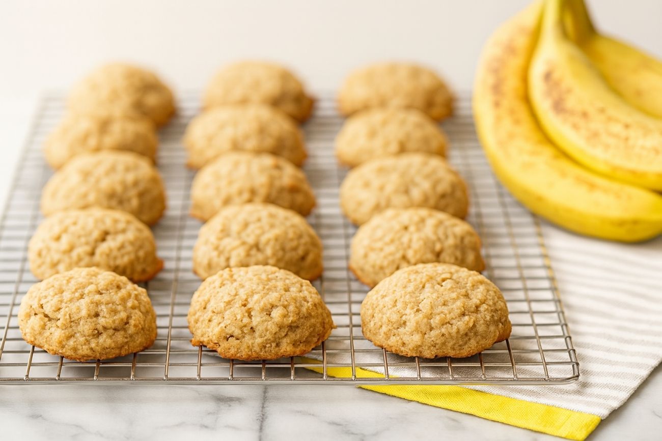 Cómo hacer cookies de banana y coco sin harina: la receta rápida que está de moda.