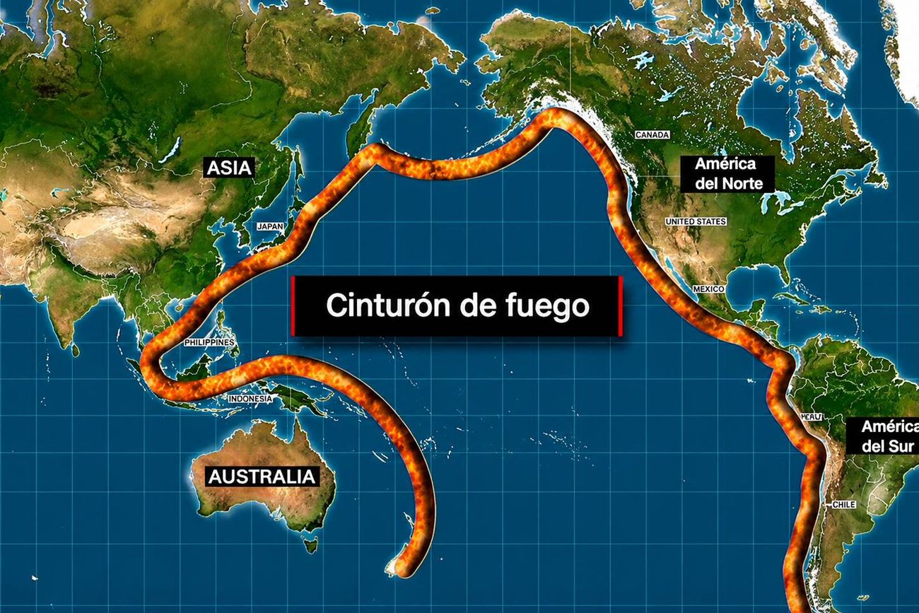 Cinturón del Fuego del Pacífico.