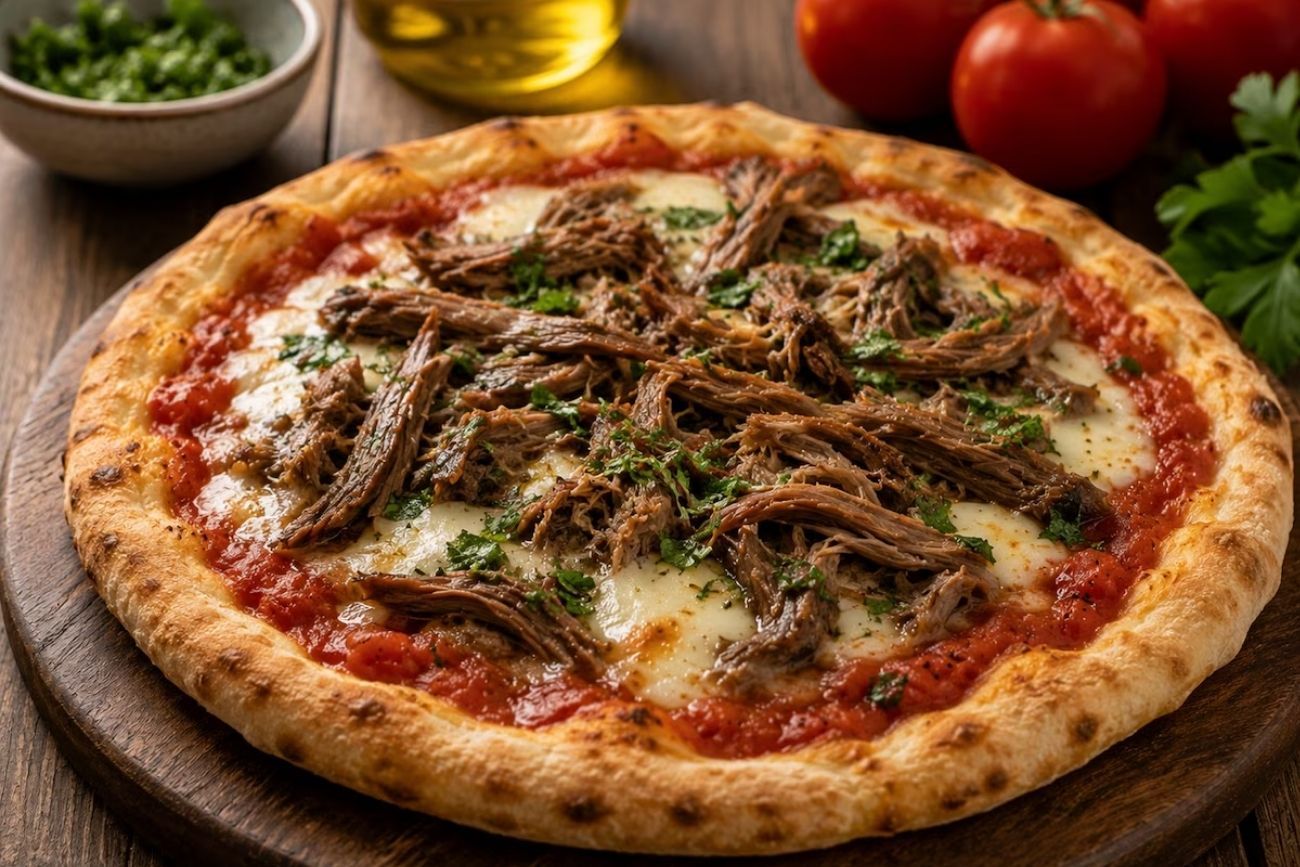 Cómo hacer pizza frita con asado: la receta argentina que es furor en redes.