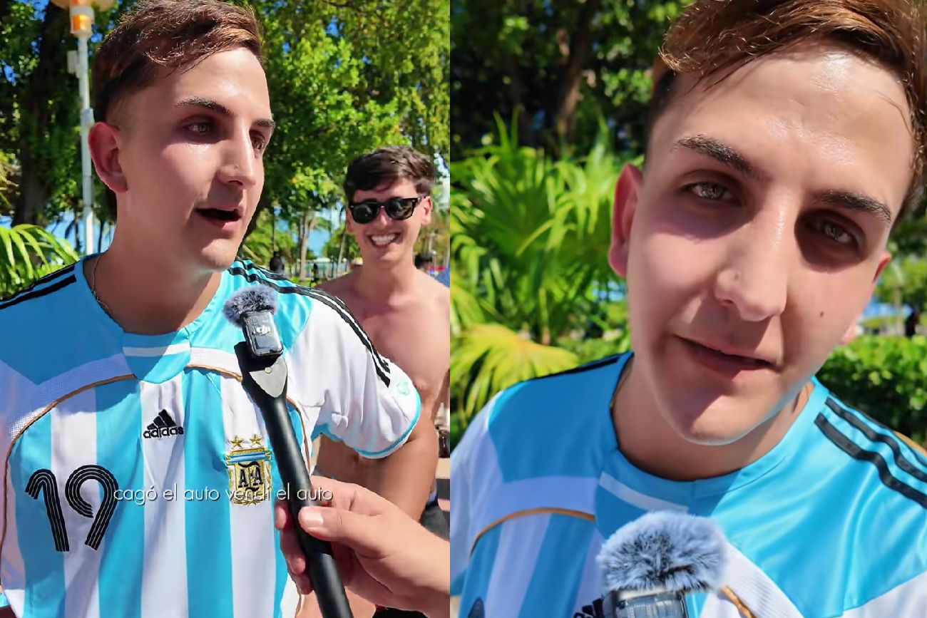 Vendió su auto para viajar al Mundial a ver a Messi y su locura es viral
