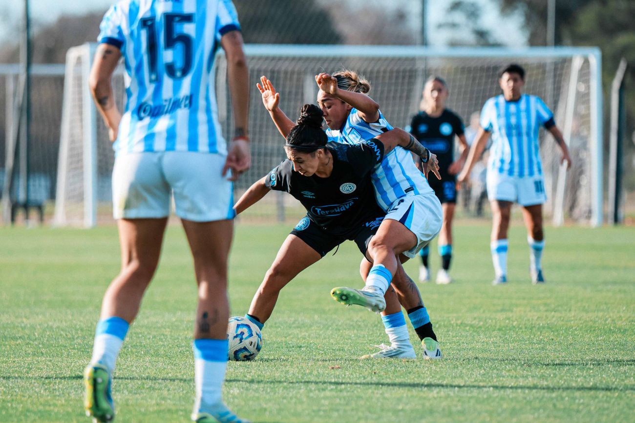 El femenino de Belgrano y el de Racing empataron sin goles en el predio Armando Pérez.