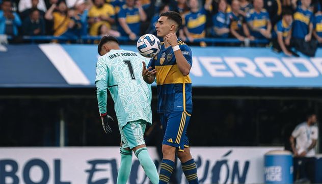 Valentín Fascendini, en su etapa en Boca.