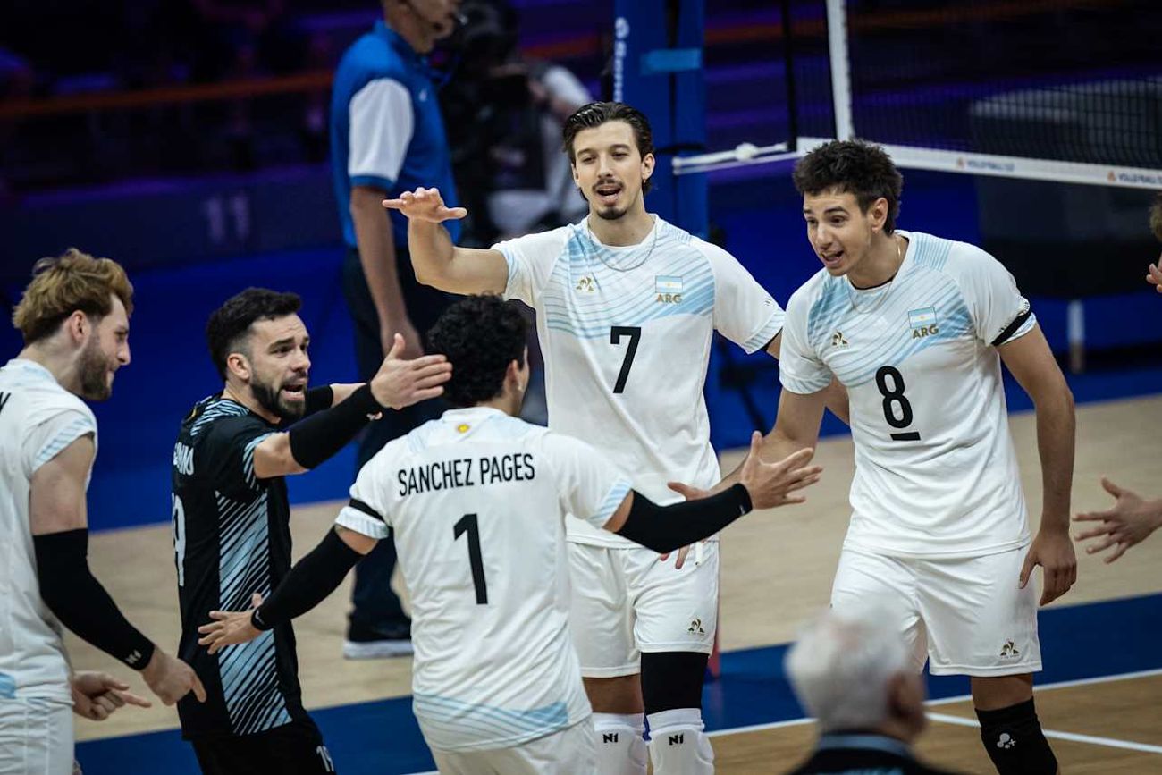 La selección argentina de vóley derrotó a China en sets corridos en el segundo weekend de la VNL.