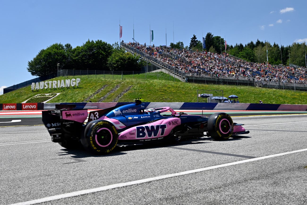 Colapinto en el GP de Austria.