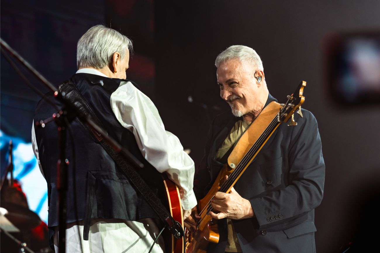 David Lebón y Pedro Aznar, emocionantes en su homenaje a Serú Girán: mi sueño y el de muchos más
