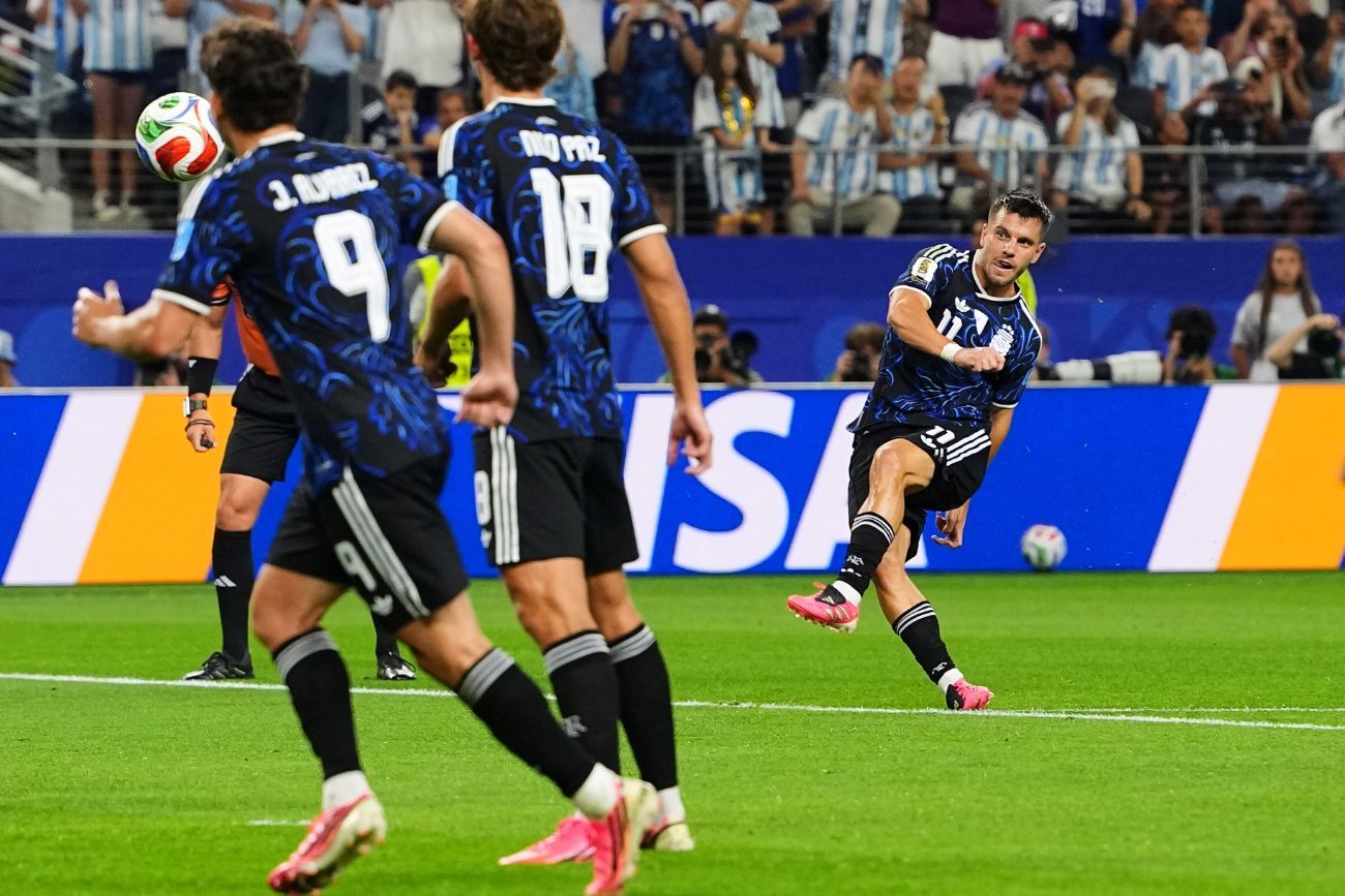 Giovani Lo Celso, un histórico de este ciclo en el partido de Argentina versus Jordania en Dallas.