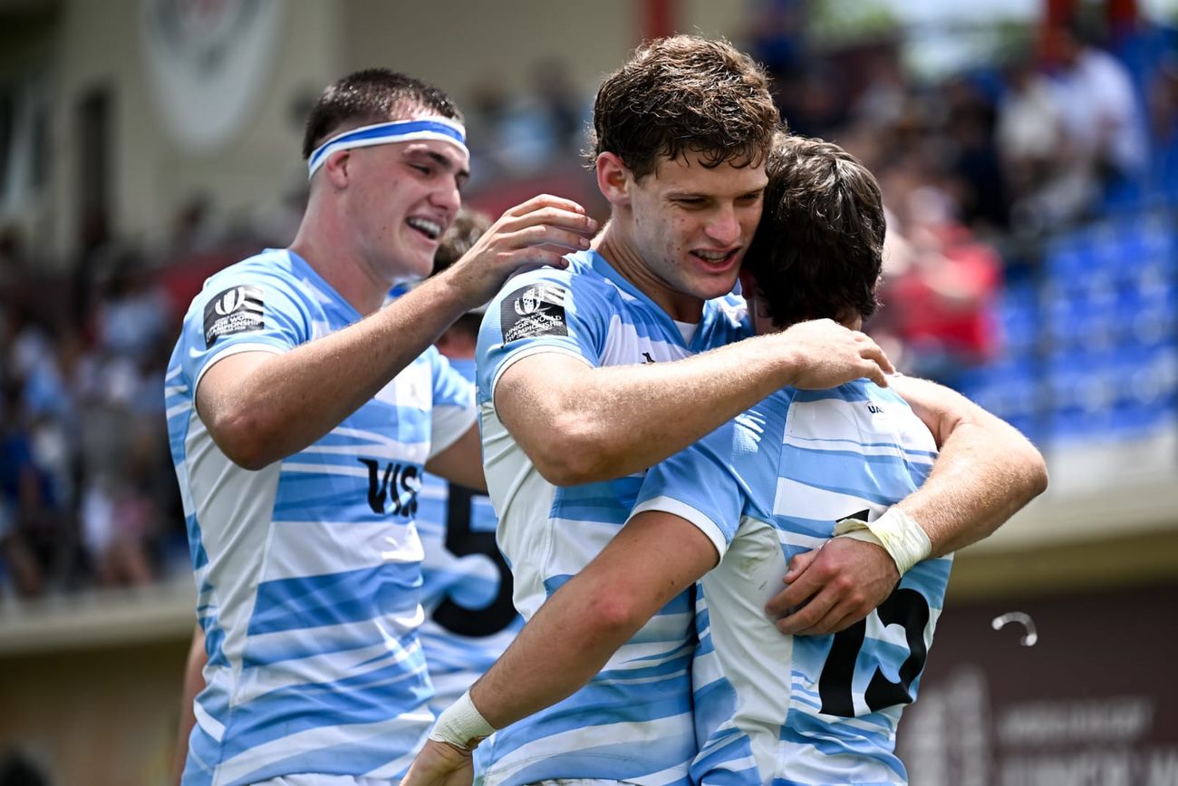 Argentina festejó por un gran debut en el Mundial juvenil de rugby en Georgia.