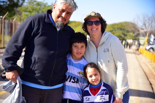 Entrenamiento abierto de Los Pumas en el Estadio Mario Alberto Kempes.