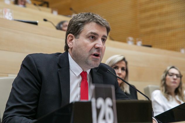 El legislador provicial por la UCR Matías Gvozdenovich.