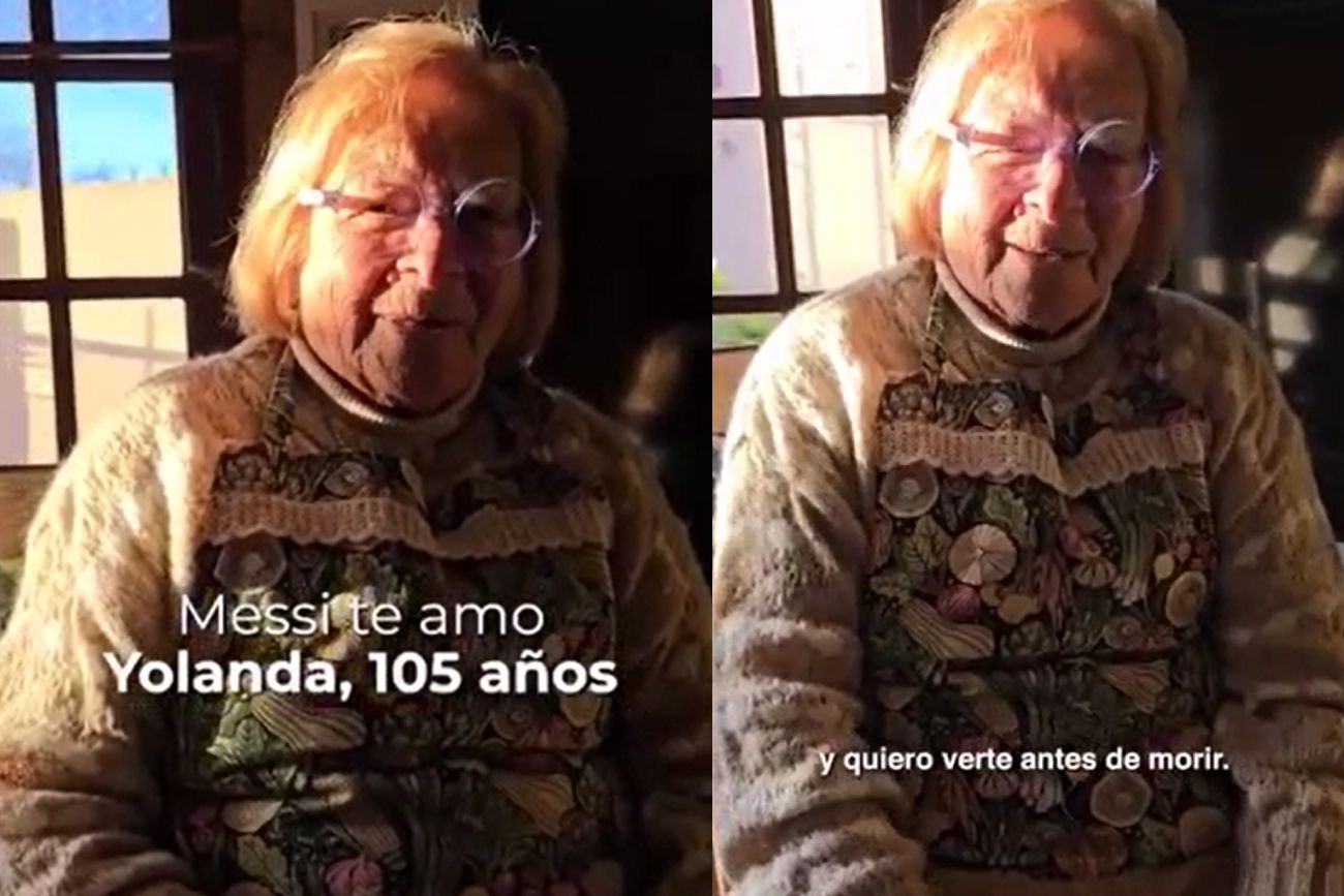 Yolanda quiere conocer a Messi.