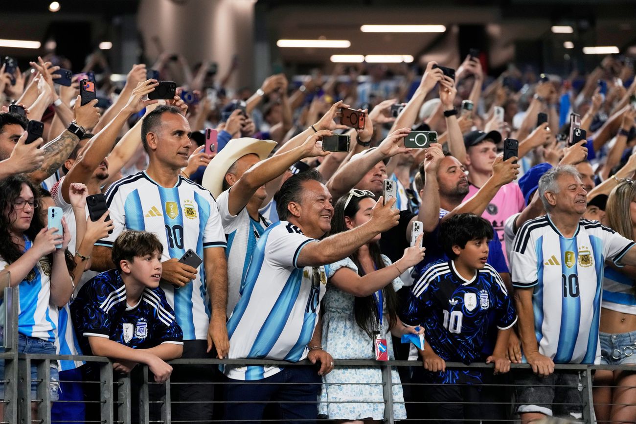 Hinchada argentina.