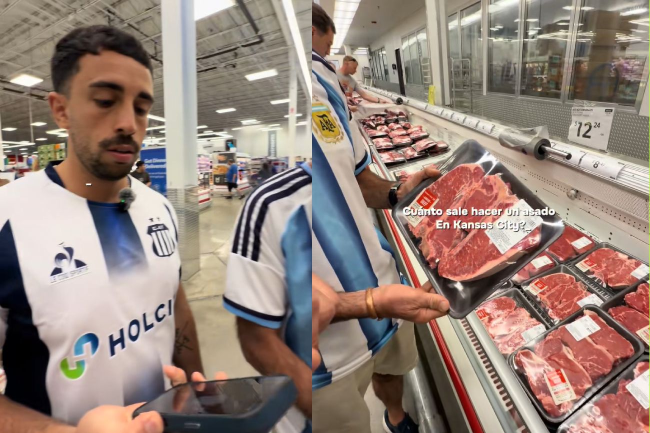 Son cordobeses, viajaron al Mundial y mostraron lo que cuesta hacer un asado en EE.UU.
