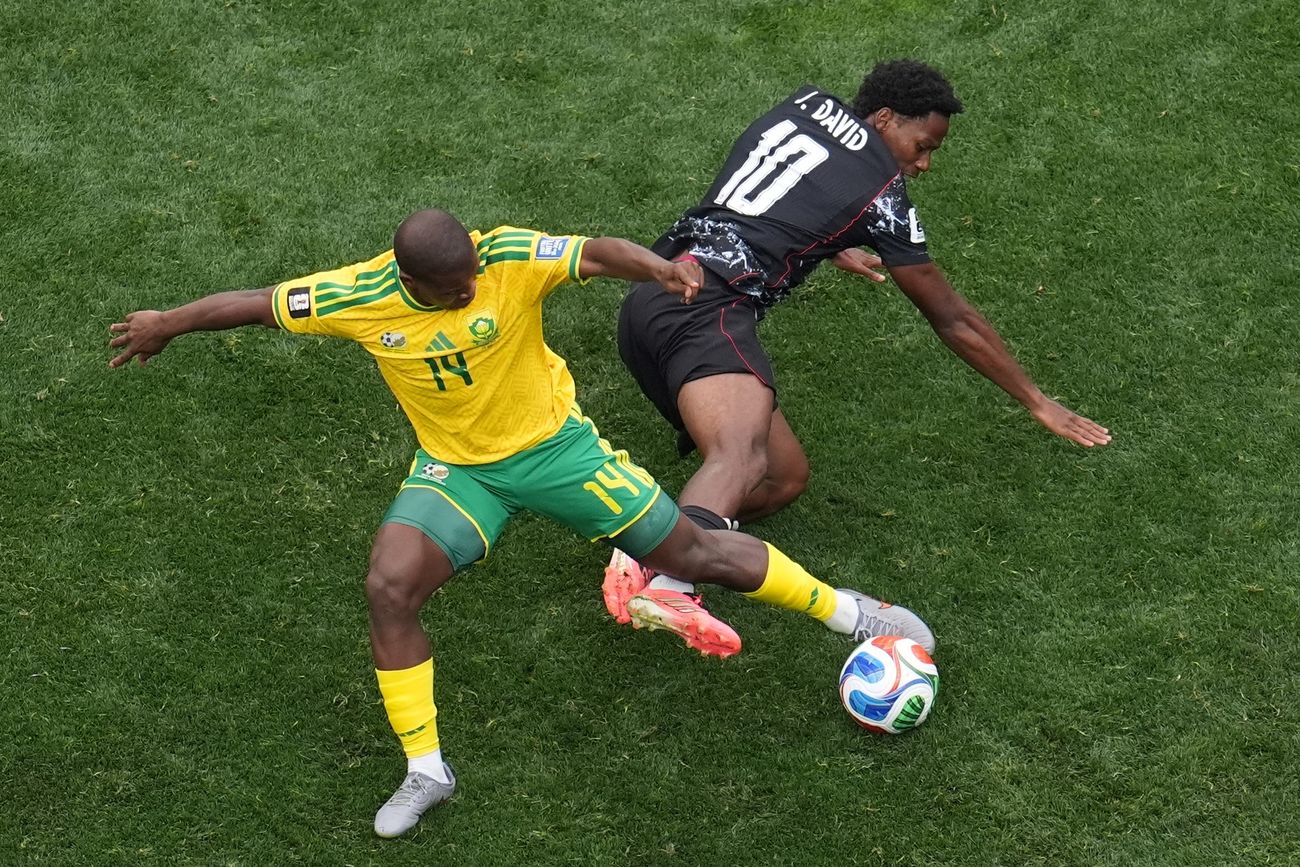 Canadá y Sudáfrica se mide en Los Ángeles en el inicio de los 16avos. de final del Mundial. (AP)