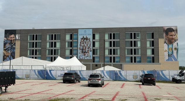 Origin Hotel, búnker de la selección en Kansas.
