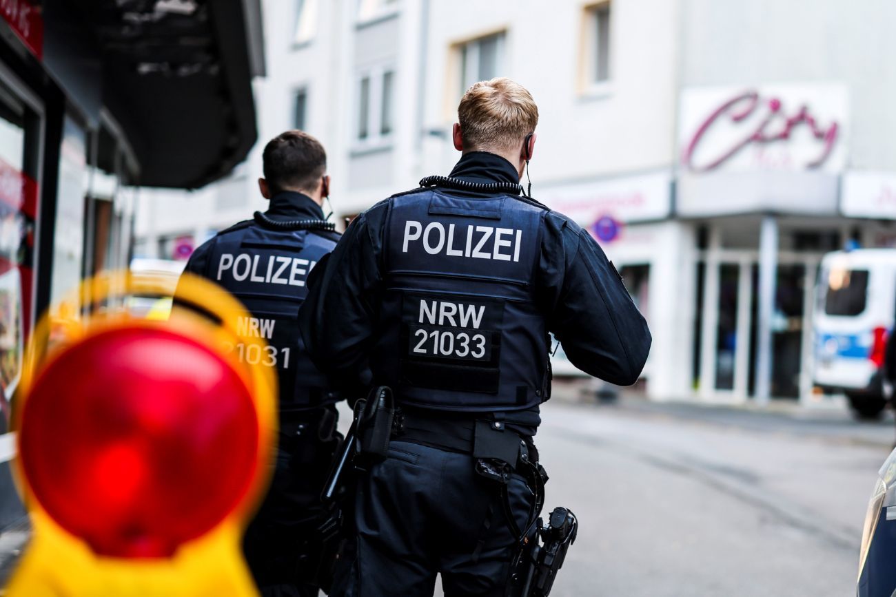 Policía en Alemania.
