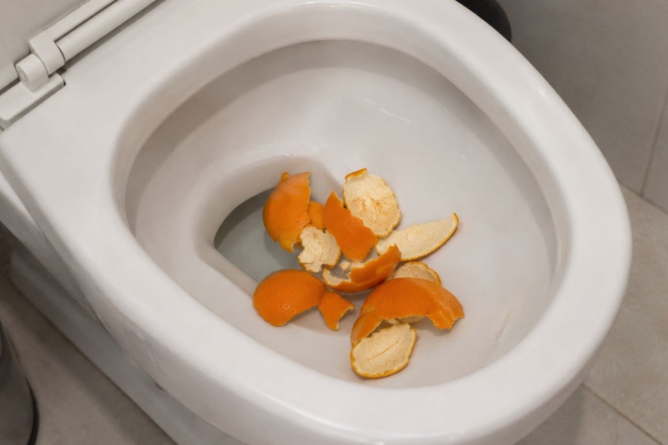 Cómo usar cáscaras de naranja en el inodoro para mantener el baño con mejor aroma durante el invierno