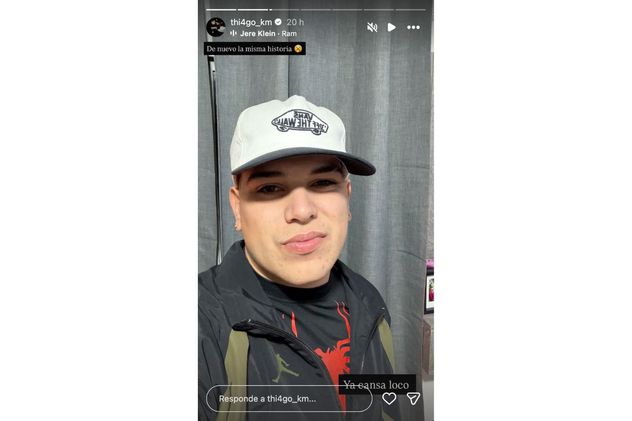 Thiago Medina, cansado de los gestos de Daniela Celis en su contra.