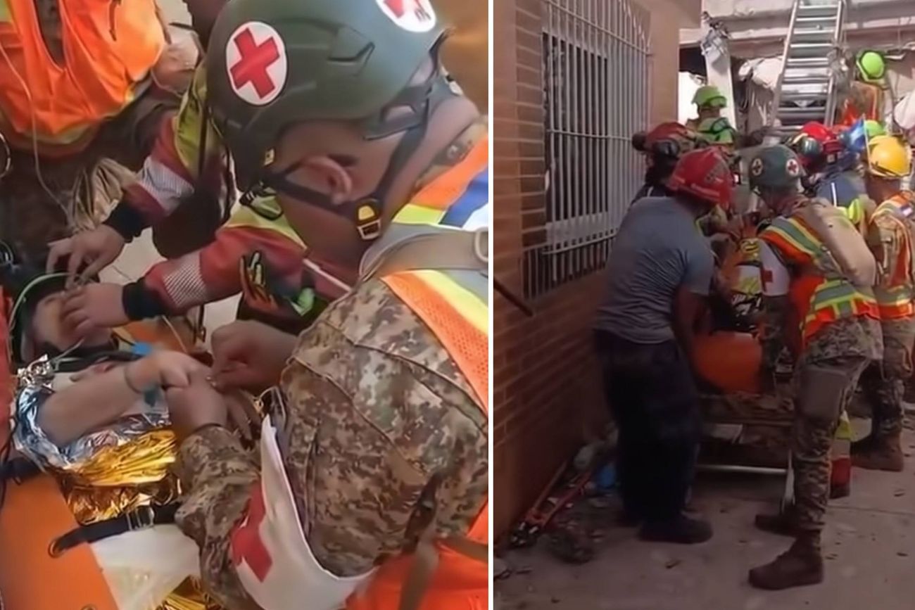 Rescatan con vida a una mujer de 69 años tras el terremoto en Venezuela: "Quiero una Coca-Cola"