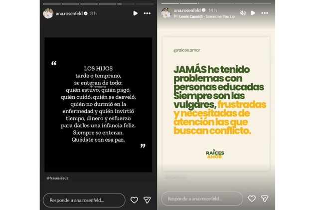 Los ataques de Ana Rosenfeld a Mauro Icardi en Instagram.