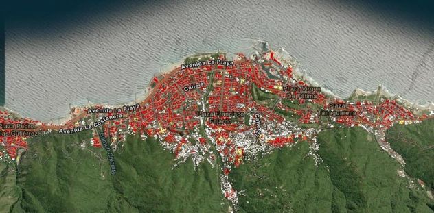 Estudio de la Nasa revela daños en 60 mil edificios.