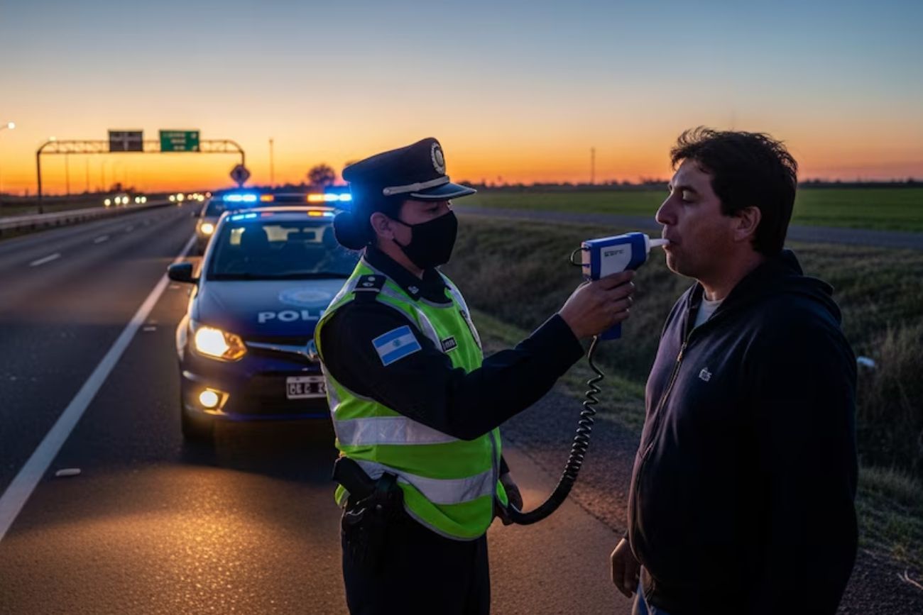 "Tomé un remedio": dio positivo con 2,06 g/l de alcohol en sangre y recibió una multa millonaria