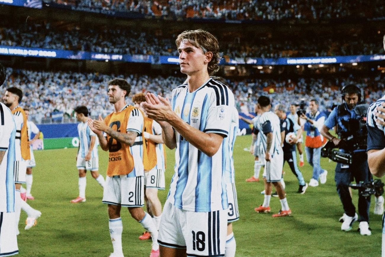 A los 21 años, Nico Paz está disputando su primer Mundial y decidió seguir en el Como de Italia. (@nicopaz10ok)