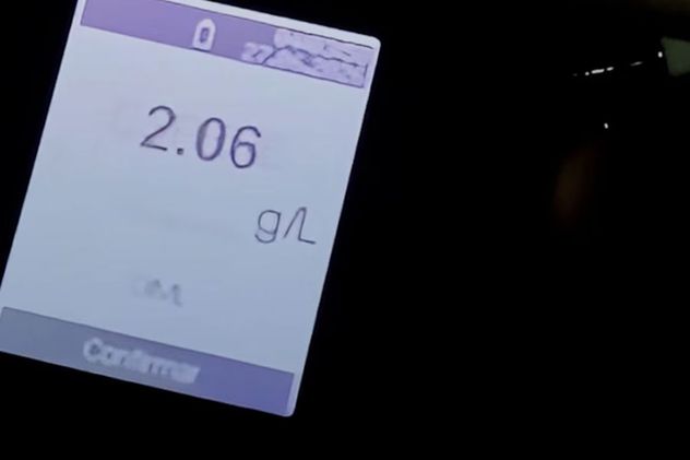 "Tomé un remedio": dio positivo con 2,06 g/l de alcohol en sangre y recibió una multa millonaria