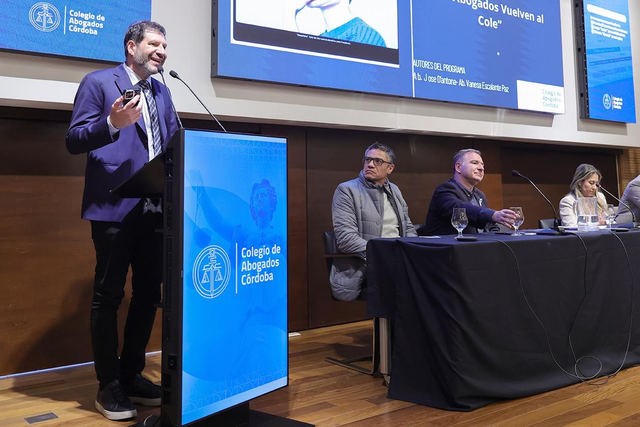 Eduardo Bittar, presidente del Colegio de Abogados.
