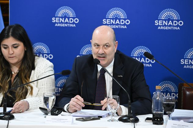 El ministro de Desregulación, Federico Sturzenegger, defendió la nueva Ley de Sociedades en el Senado.